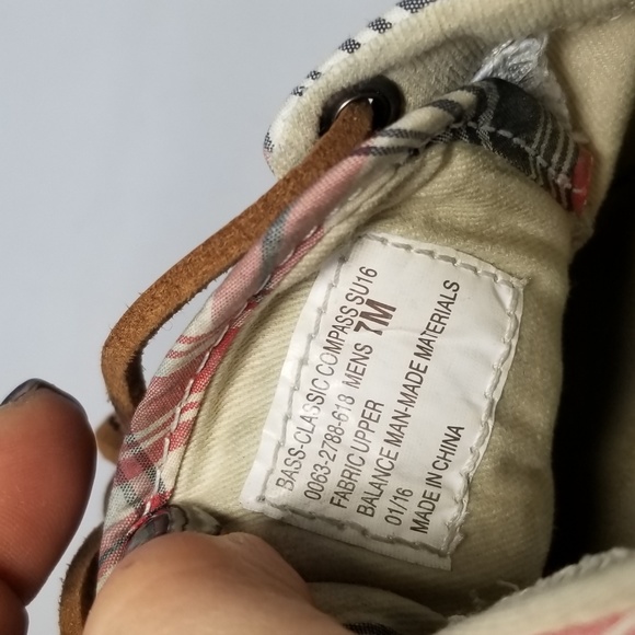 Bass Classic Plaid Men's Sneaker - Picture 4 of 10